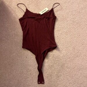 Maroon Bodysuit